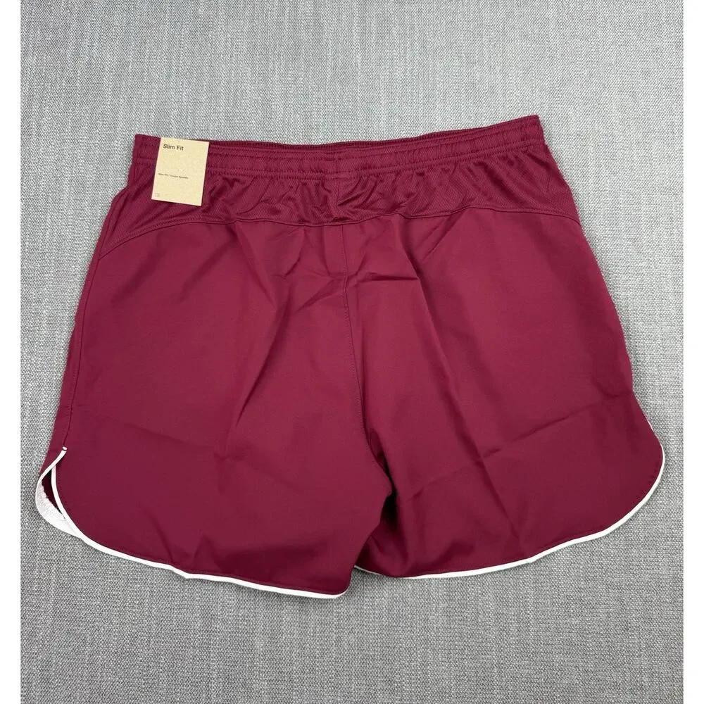 Nike Laser V Women’s Soccer Shorts Large Burgundy Dri-FIT Slim Fit NWT
